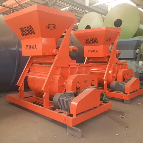 JS500 500L Diesel Powered Concrete Mixer 25M
