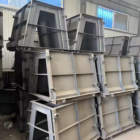 Custom Geometry Precast U Ditch Steel Casting - Heliyuan Machinery