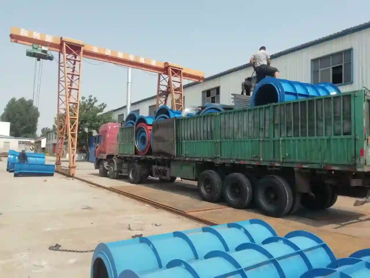 Heliyuan Machinery concrete pipe equipment export shipping dispatch #26
