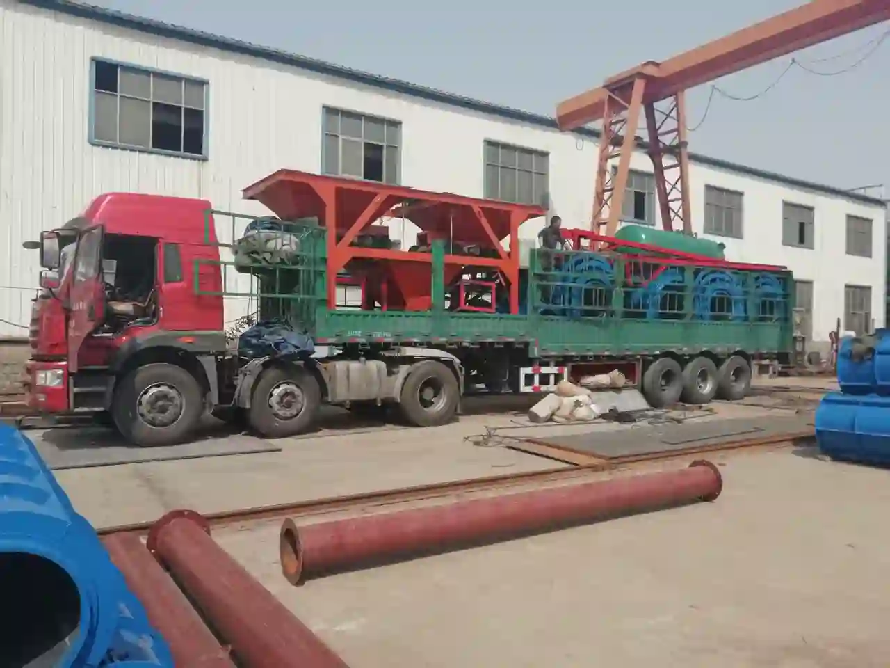 Heliyuan Machinery concrete pipe equipment export shipping dispatch #16